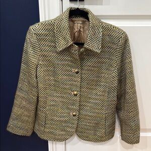 Sigrid Olsen Multicolor Tweed Jacket